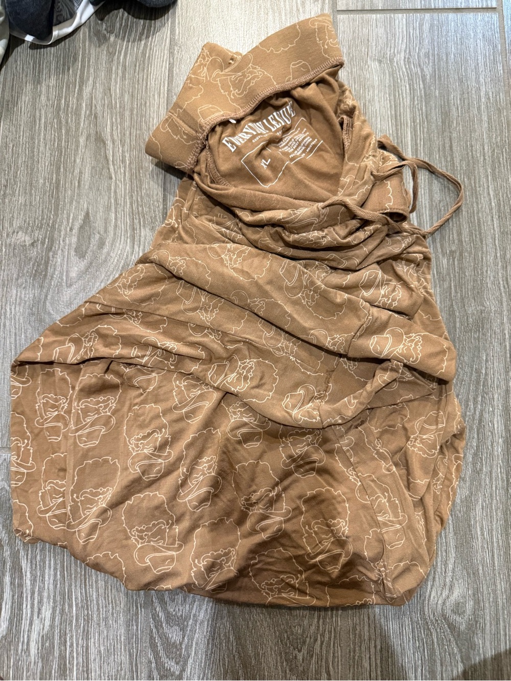 Brown Santa Pajama Joggers